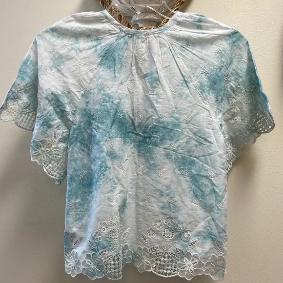 New Women’s Anthropologie Embroidered Tie-Dye Blouse!!🔥🔥🔥 - Picture 9 of 15